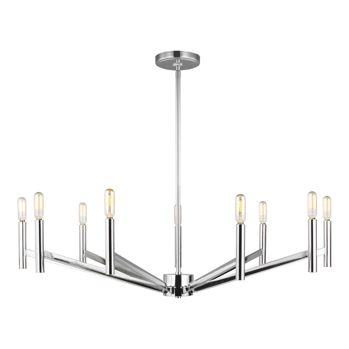Nine Light Chandelier — 17.13", 60 W