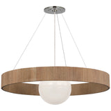 Arena 42" Ring and Globe Chandelier