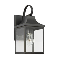 Saybrook 13" Lantern — Clear and Smooth White
