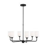 Six Light Chandelier — 17.25"