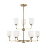 Emile Nine Light Chandelier — 9 W