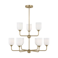 Emile Nine Light Chandelier — 9 W