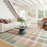 Chanan Farmhouse Plaid Machine Washable Rug