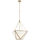 Lorino Large Lantern with White Glass