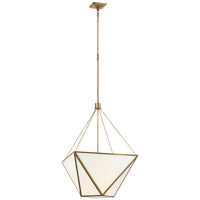 Lorino Large Lantern with White Glass