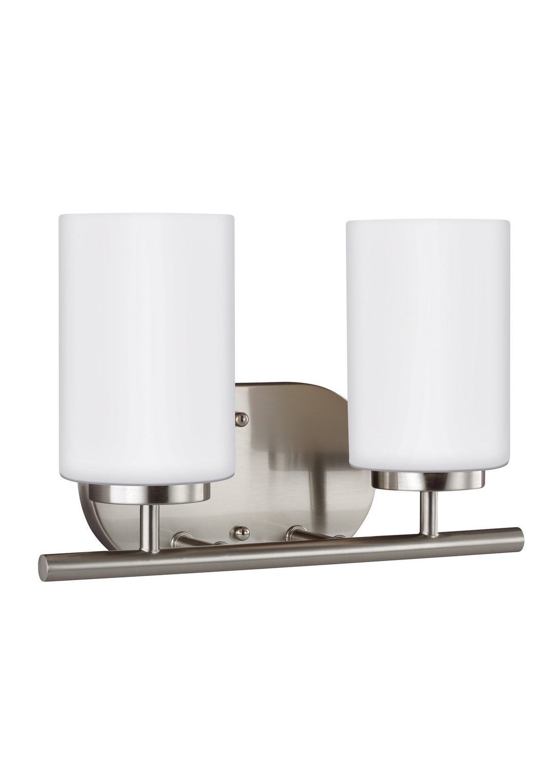 Oslo Two Light Bath — Cased Opal Etched