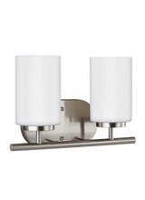 Oslo Two Light Bath — Cased Opal Etched