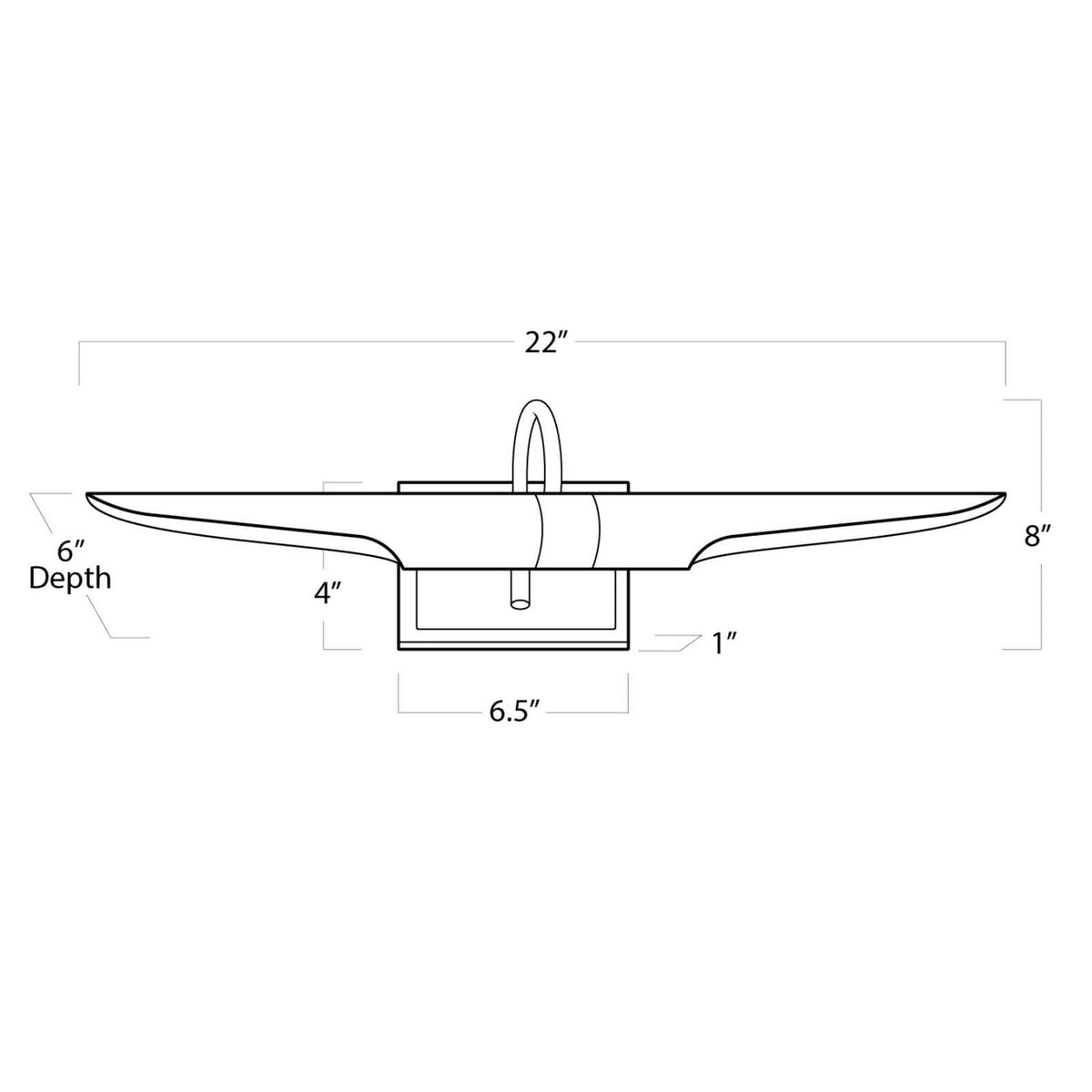 Redford Two Light Wall Sconce — 6.00"
