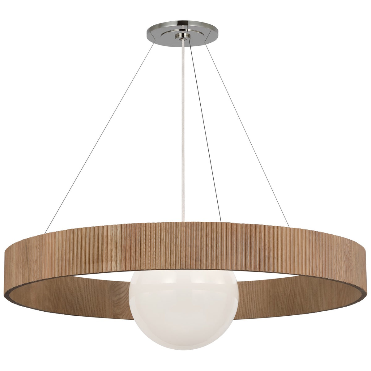 Arena 42" Ring and Globe Chandelier