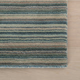 Dash & Albert Brindle Stripe Hand Loom Knotted Wool Rug in Blue, photo 6