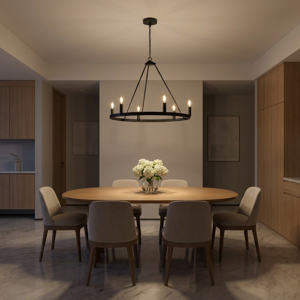 Mirla Six Light Chandelier