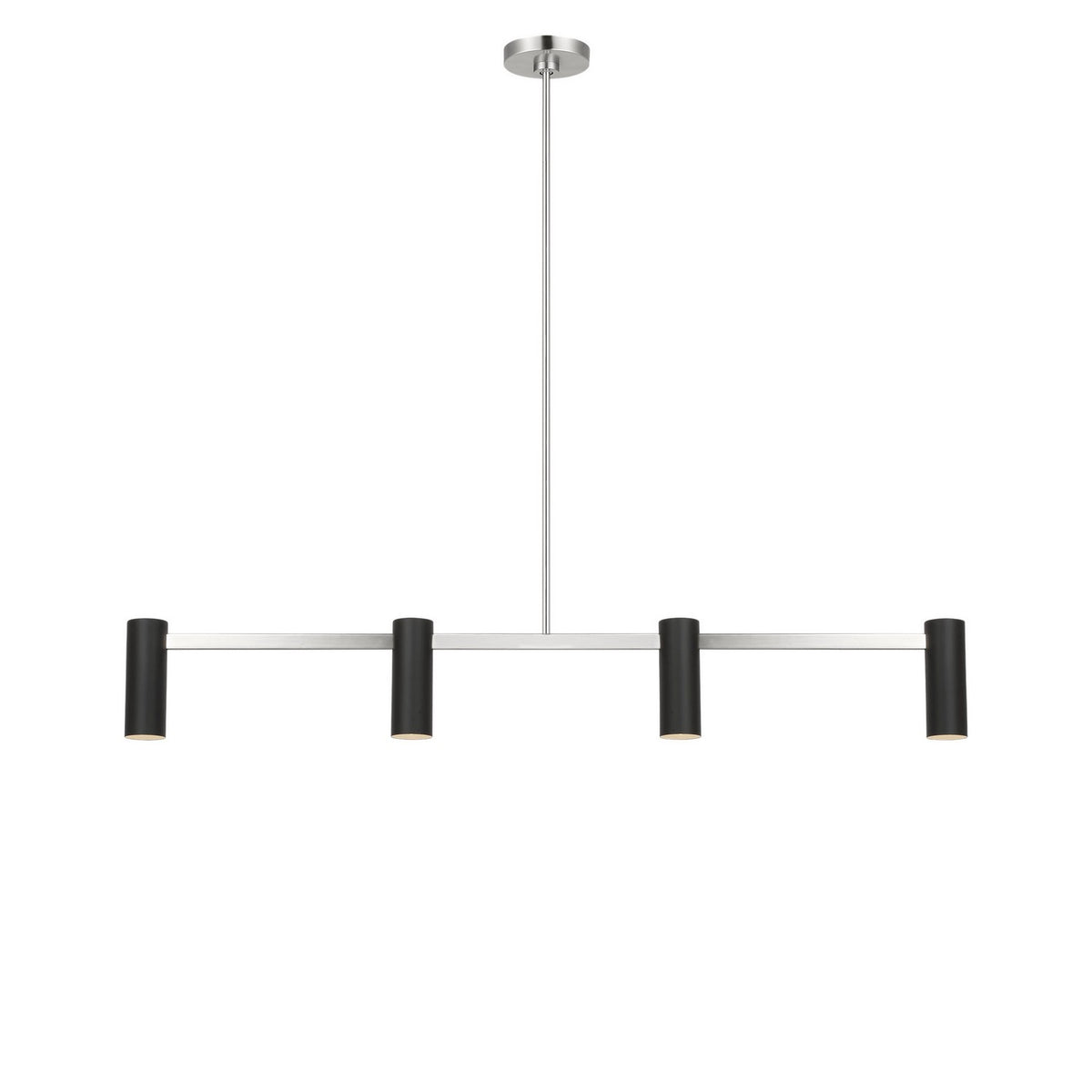 Zentro Four Light Linear Chandelier
