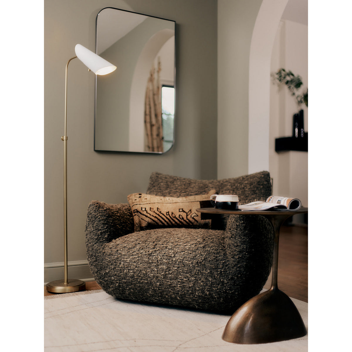 Vest One Light Floor Lamp