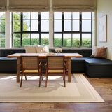 Nate Berkus Canon Bordered Wool Cozy Area Rug