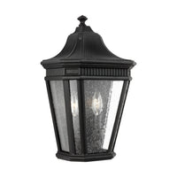 Two Light Outdoor Wall Lantern — 16.00", Torpedo Bulb