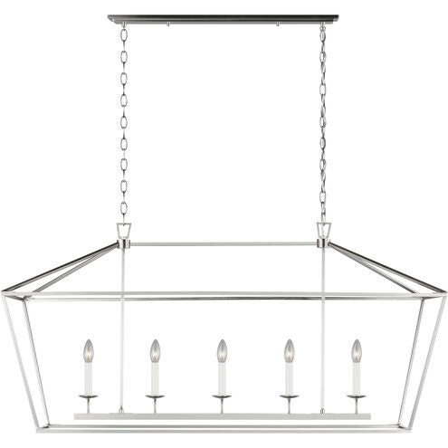 Five Light Linear Chandelier