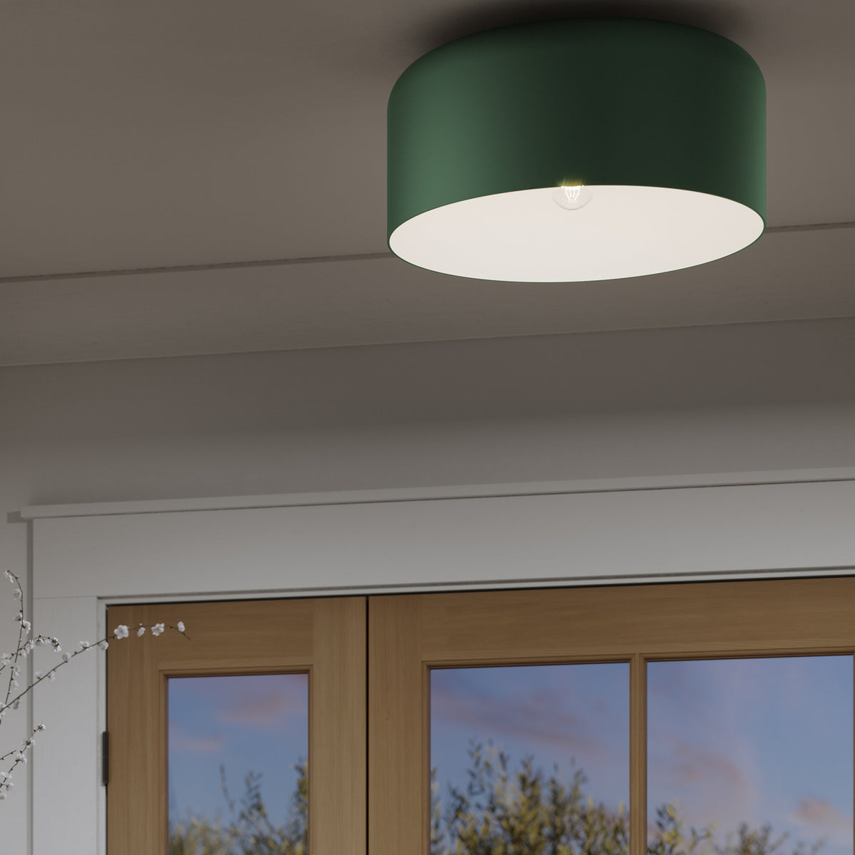 Malone Large Flush Mount — 75 W