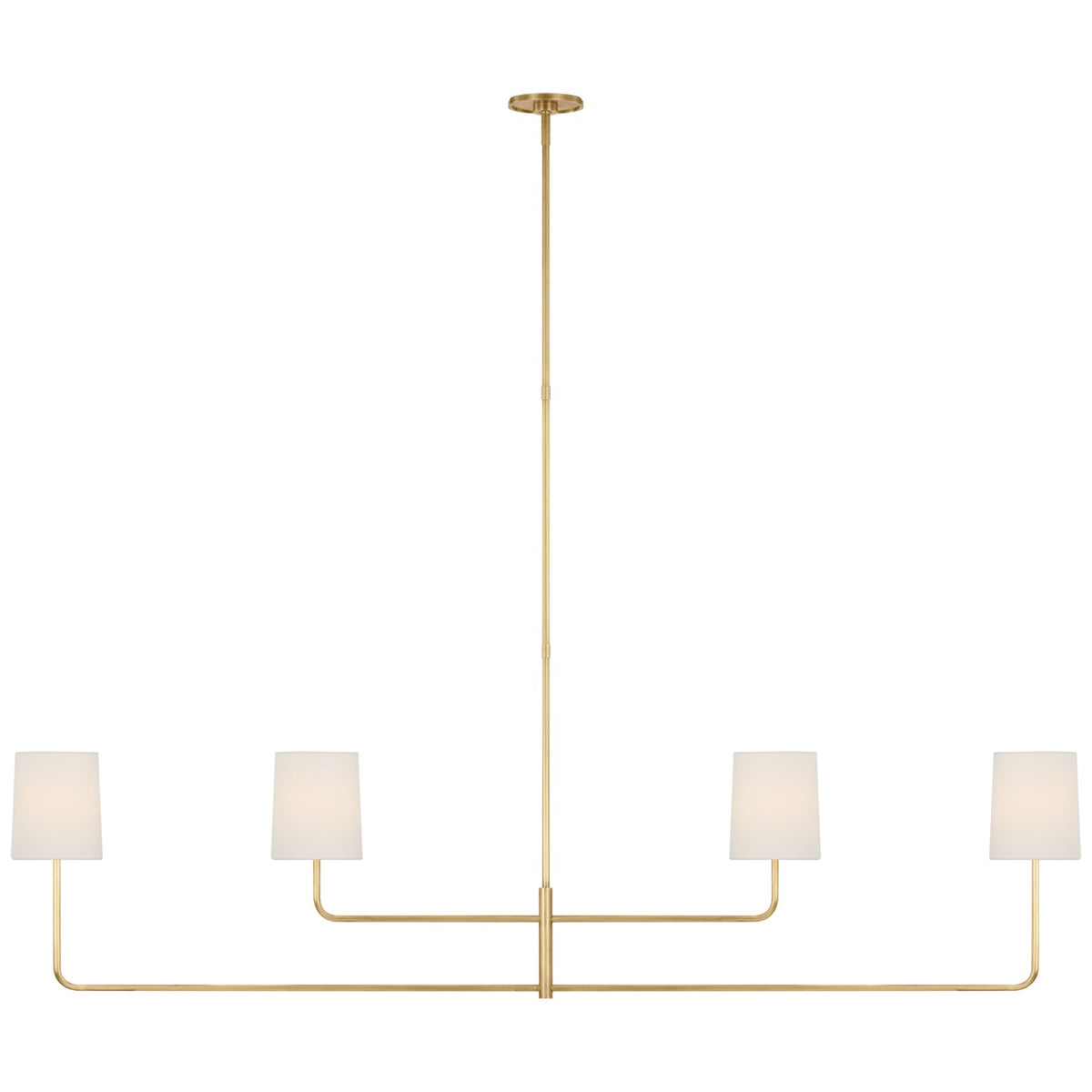 Go Lightly 70" Four Light Linear Chandelier