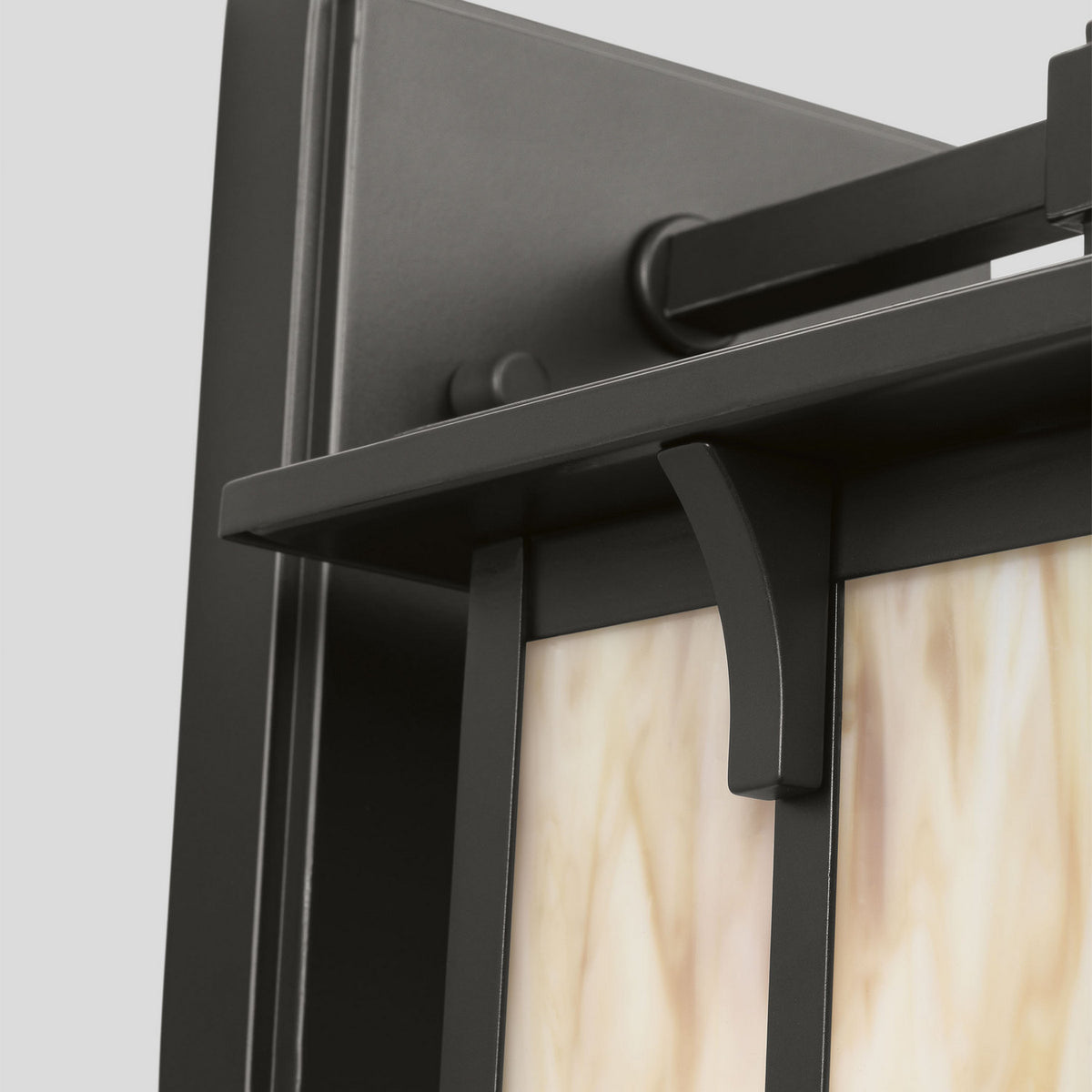 Tomek 1-Light Small Wall Lantern — Champagne