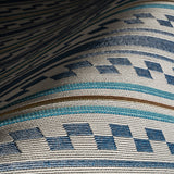 Dash & Albert Caldera Modern Checkered Indoor/Outdoor Rug in Blue, photo 9