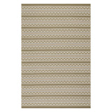 Dash & Albert Caldera Modern Checkered Indoor/Outdoor Rug in Tan, on white
