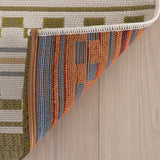 Dash & Albert Caldera Modern Checkered Indoor/Outdoor Rug in Tan, photo 4