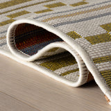Dash & Albert Caldera Modern Checkered Indoor/Outdoor Rug in Tan, photo 7