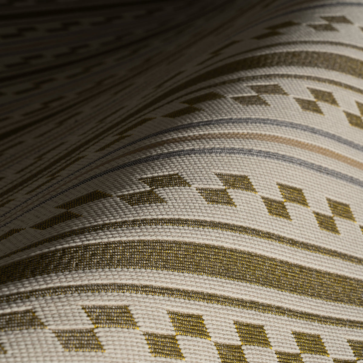 Dash & Albert Caldera Modern Checkered Indoor/Outdoor Rug in Tan, photo 8