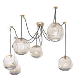 Molten Spider Large With Smoke Glass