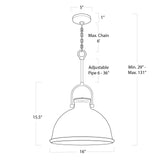 Eloise Ceramic Pendant