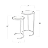 Bone Veneer Nesting Tables