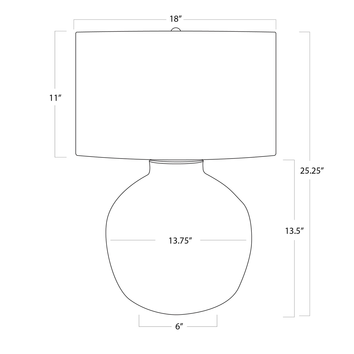 Freesia Glass Table Lamp