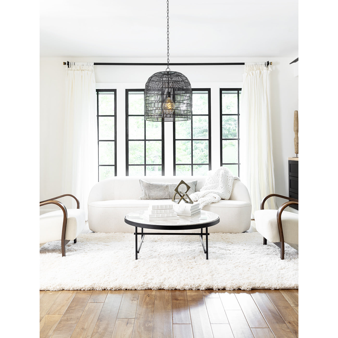 Fresco Metal Pendant