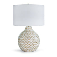 Chevron Bone Table Lamp