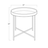 Derby Leather Tray Table