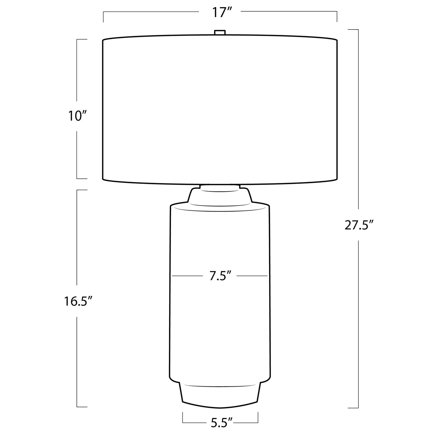 Zuri Ceramic Table Lamp