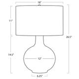 Clemente Ceramic Table Lamp