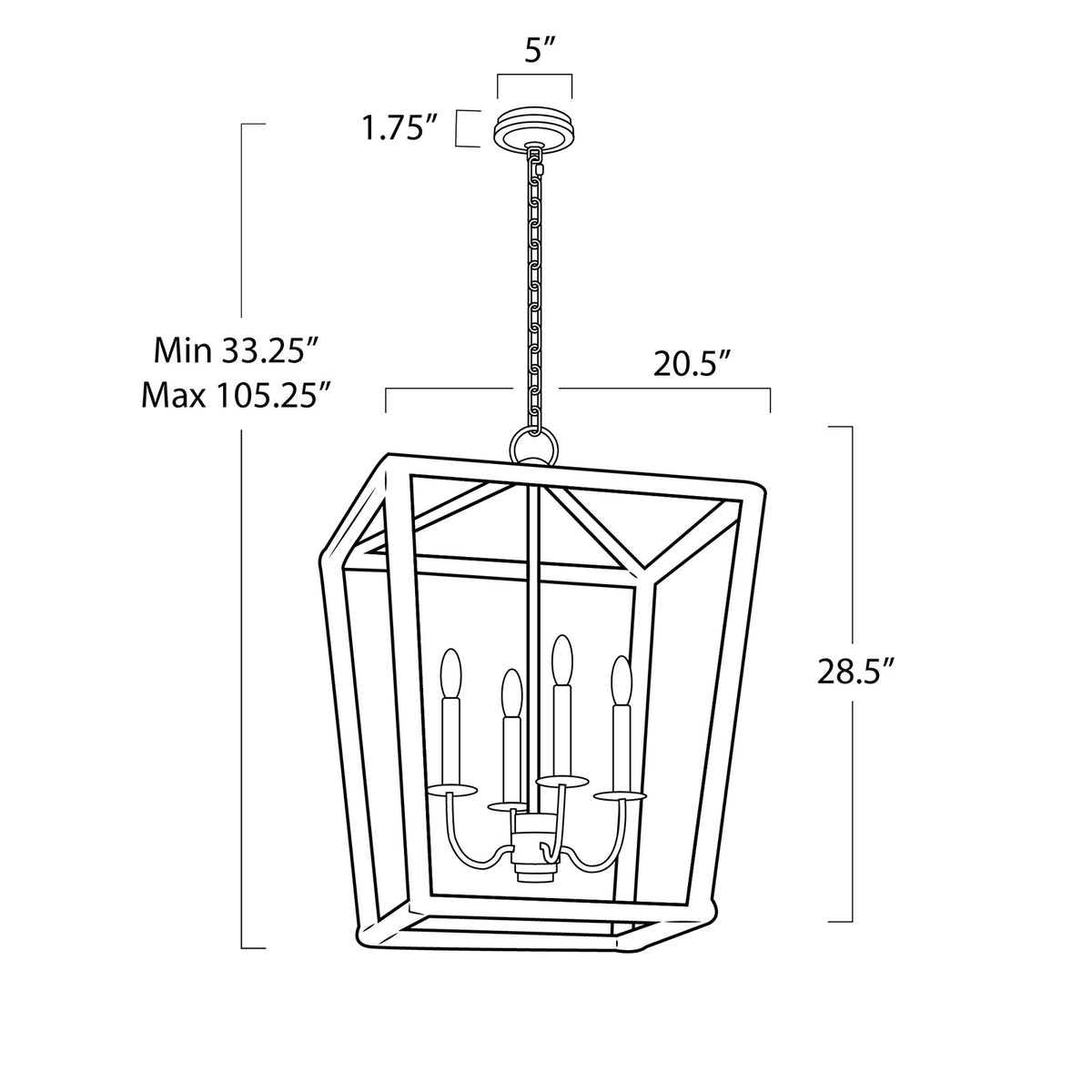 Luella Lantern Medium