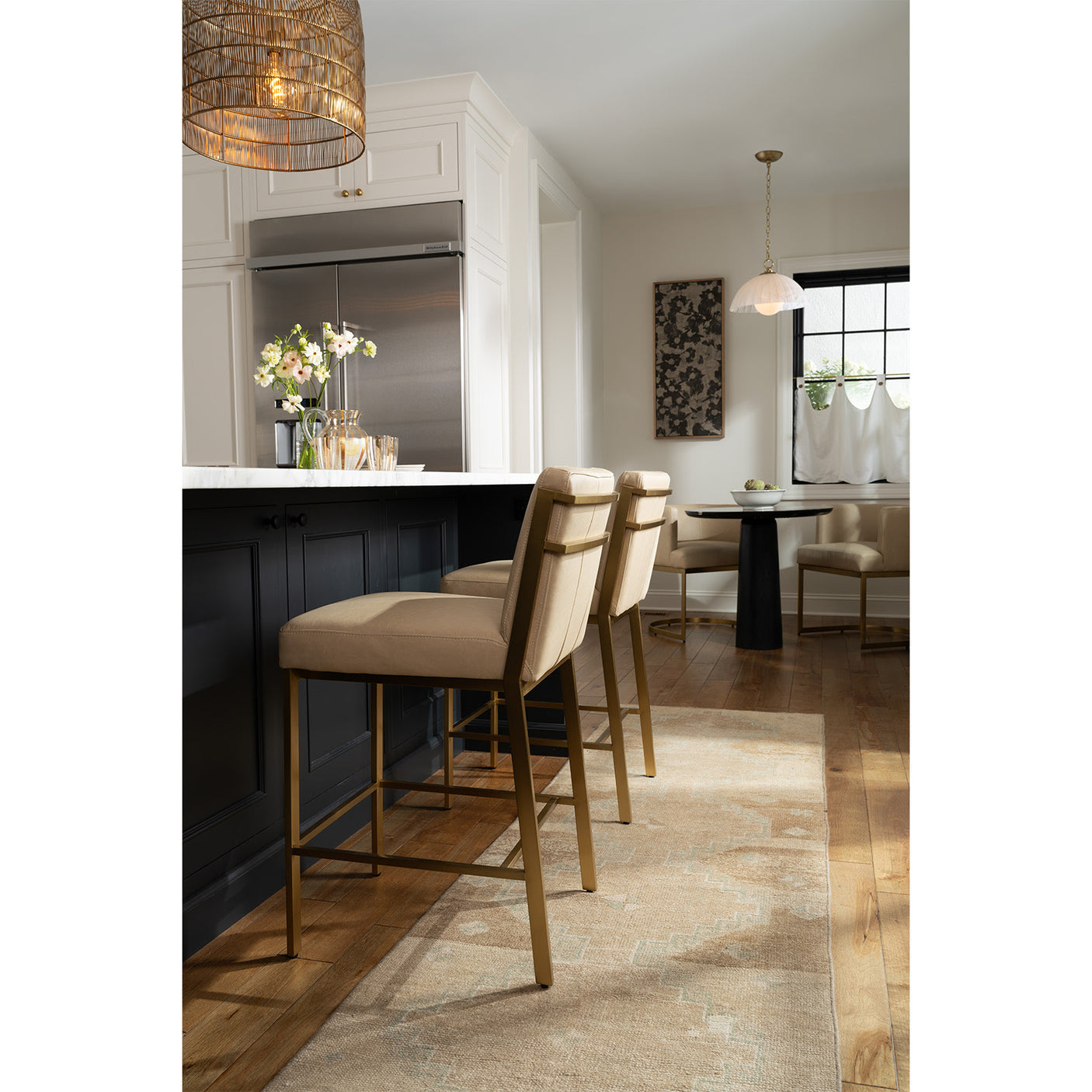 Chantal Leather Counter Stool