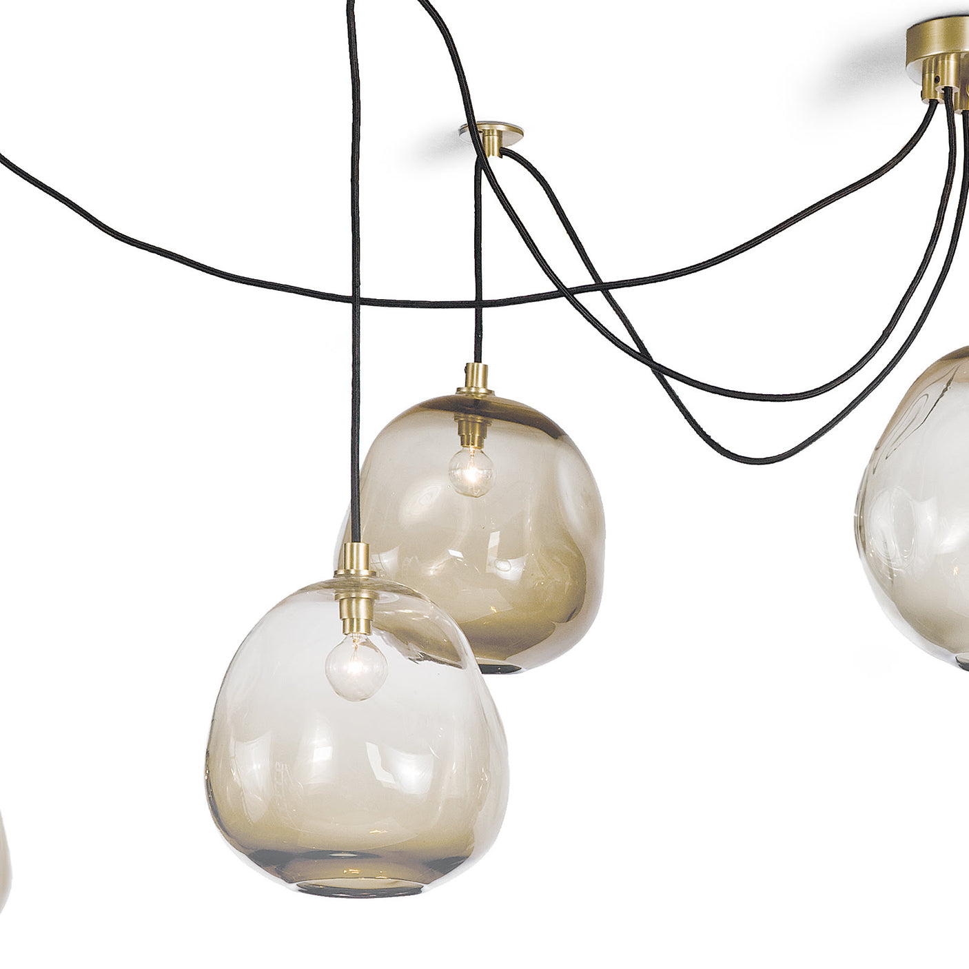 Molten Spider Small With Smoke Glass