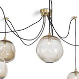 Molten Spider Small With Smoke Glass