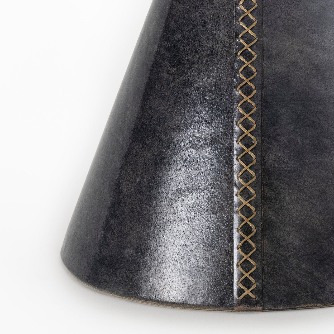 Gabe Leather Accent Table