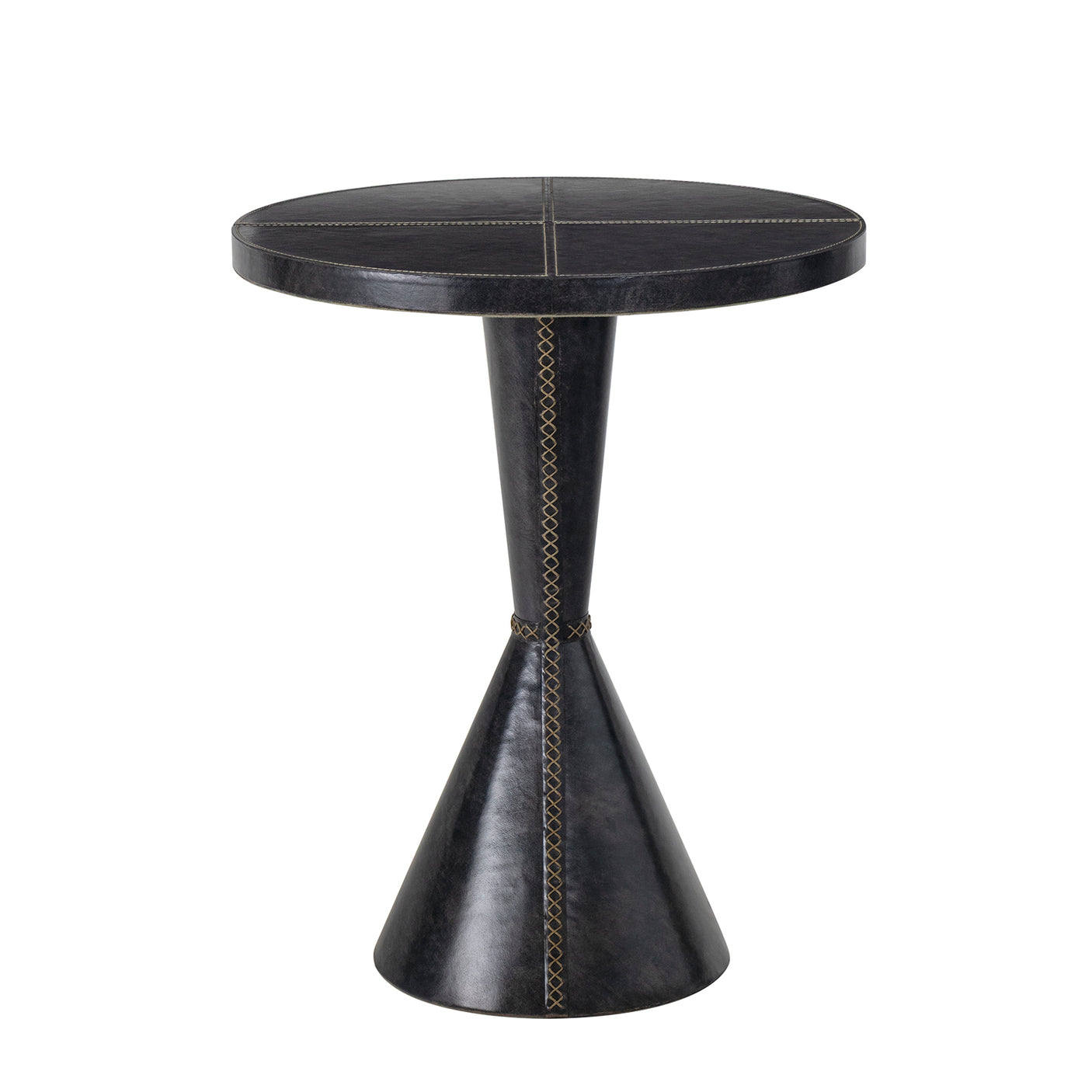 Gabe Leather Accent Table