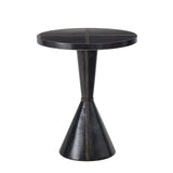 Gabe Leather Accent Table