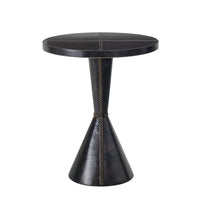 Gabe Leather Accent Table