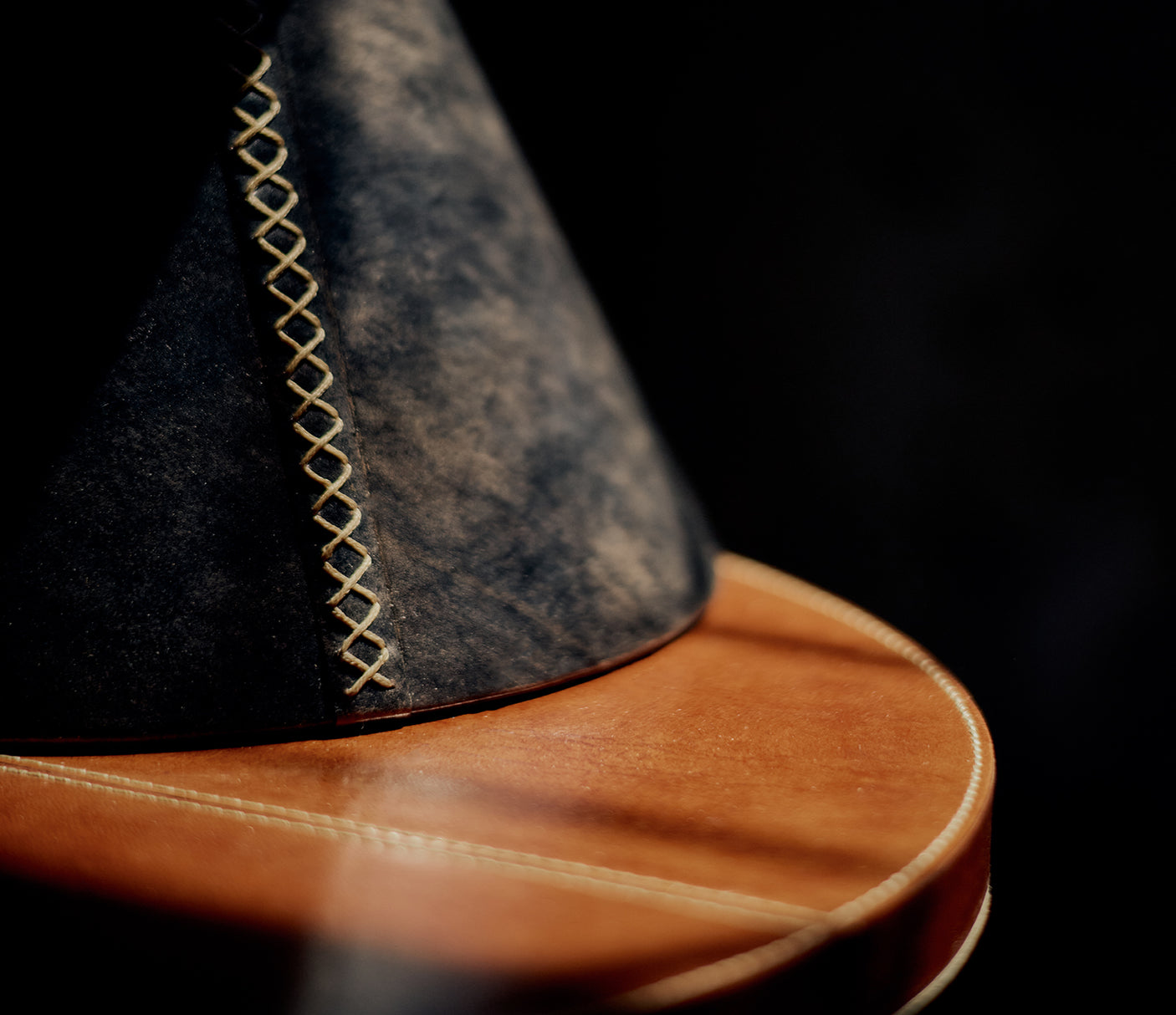 Gabe Leather Accent Table