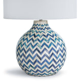 Chevron Bone Table Lamp