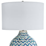 Chevron Bone Table Lamp