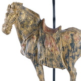 Dynasty Horse Table Lamp Pair