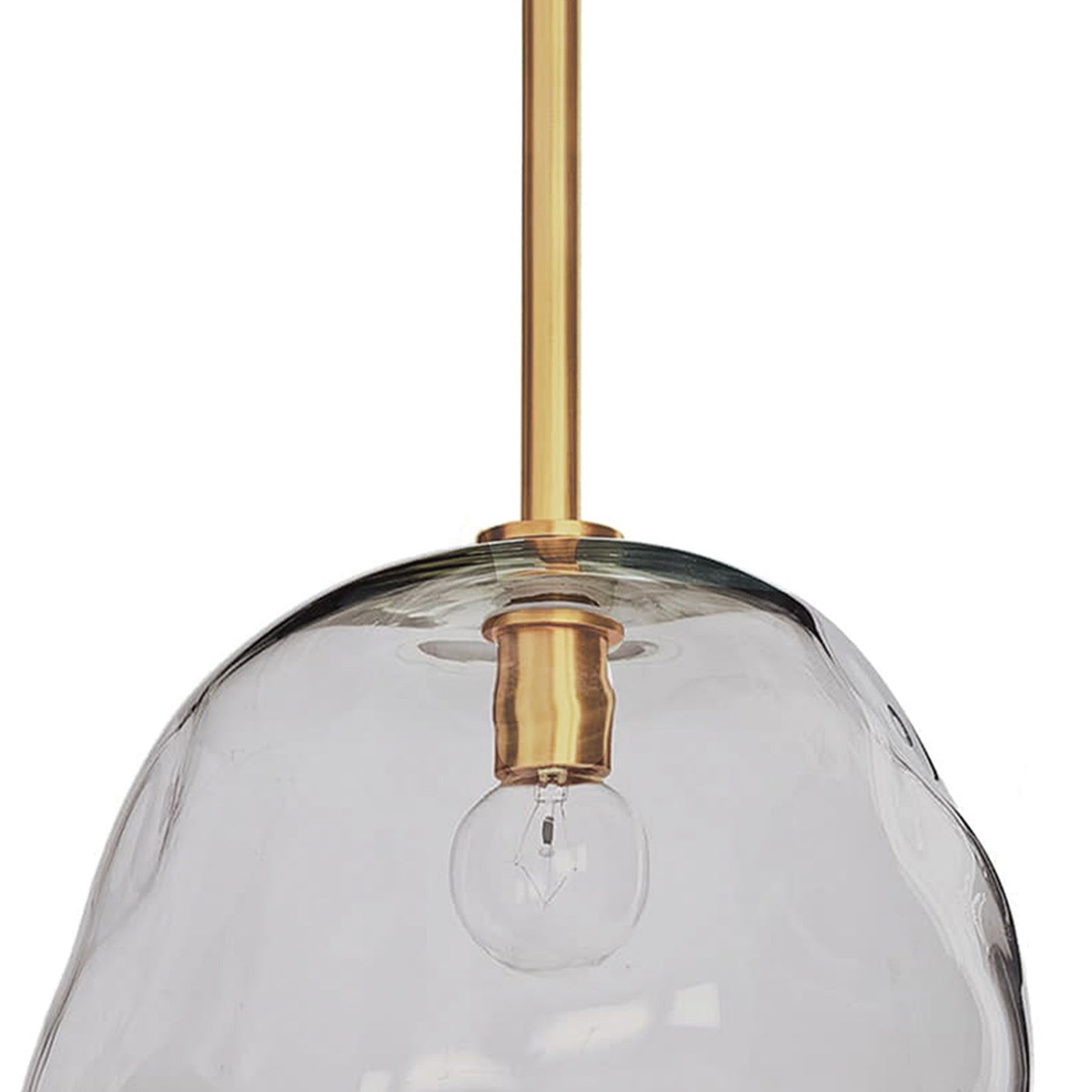 Molten Pendant Large With Smoke Glass